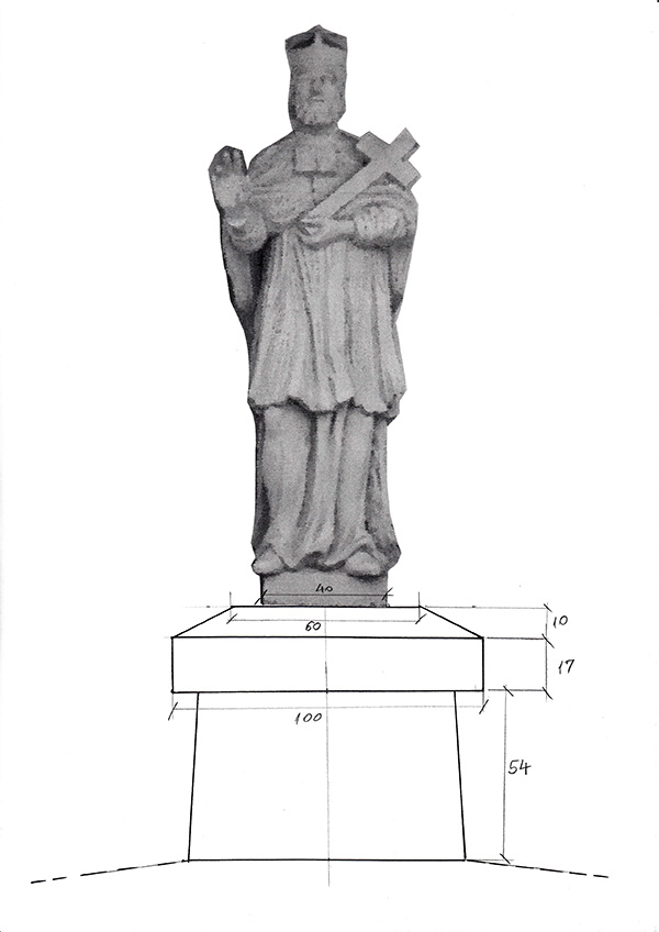 Nepomuki Szent János szobor